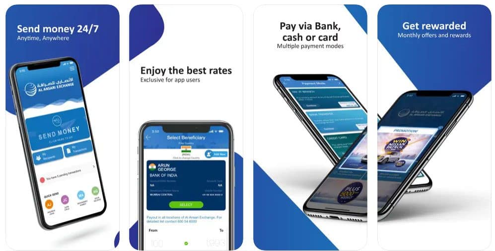10 Top FinTech Mobile Apps In The Middle East 3 Al-Ansari-Exchange-Mobile-App